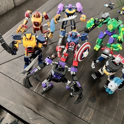 Lego Marvel Mech Lot