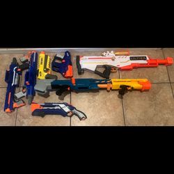 Nerf Gun Lot 