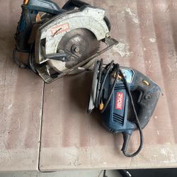 Ryobi Circular Saw And Jigsaw 