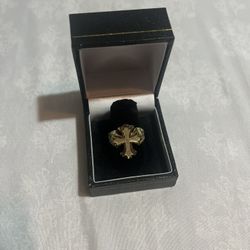 Cross Nugget Ring