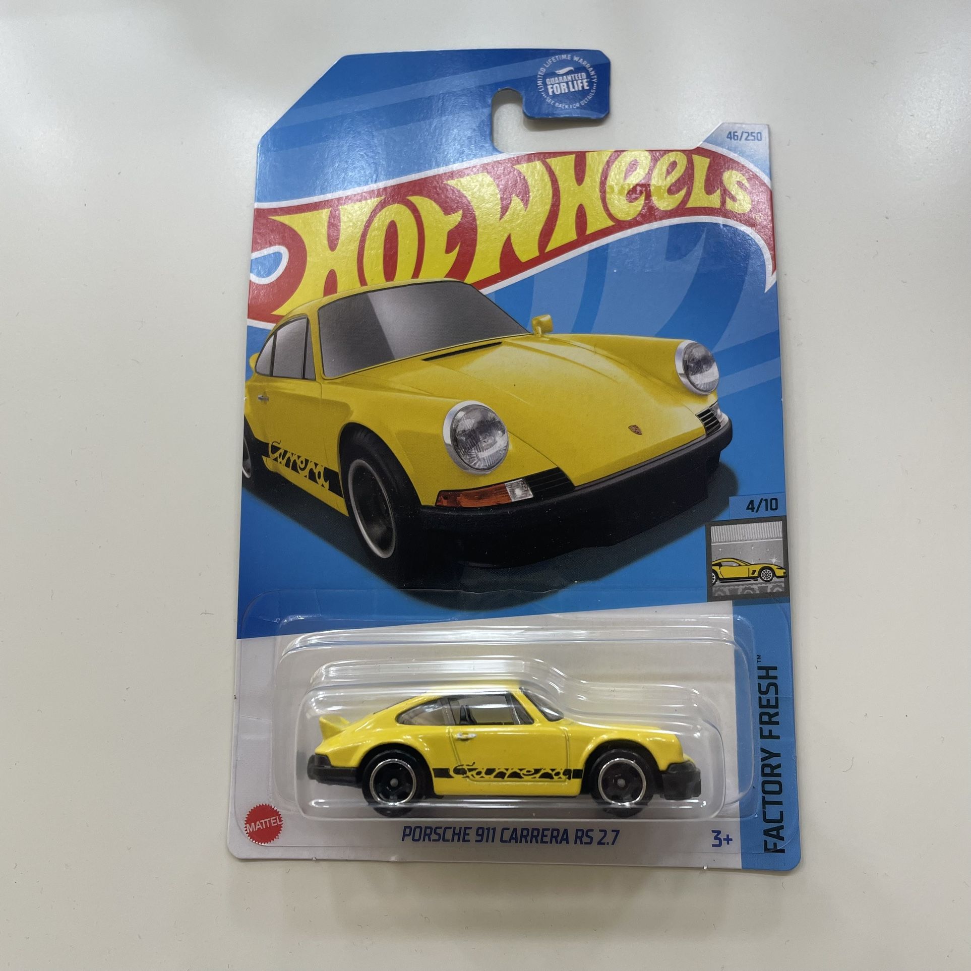 Hot Wheels Porsche 911 Yellow