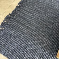 Nuloom Navy Blue 4x6 Jute Area Rug