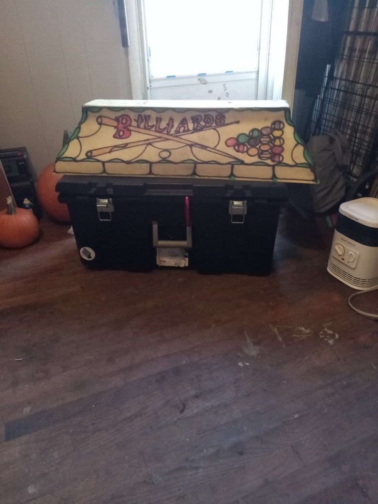 Vintage Pool Table Light