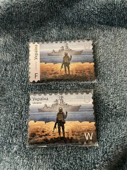 Magnets For Ukrainian Stamps Of Warship