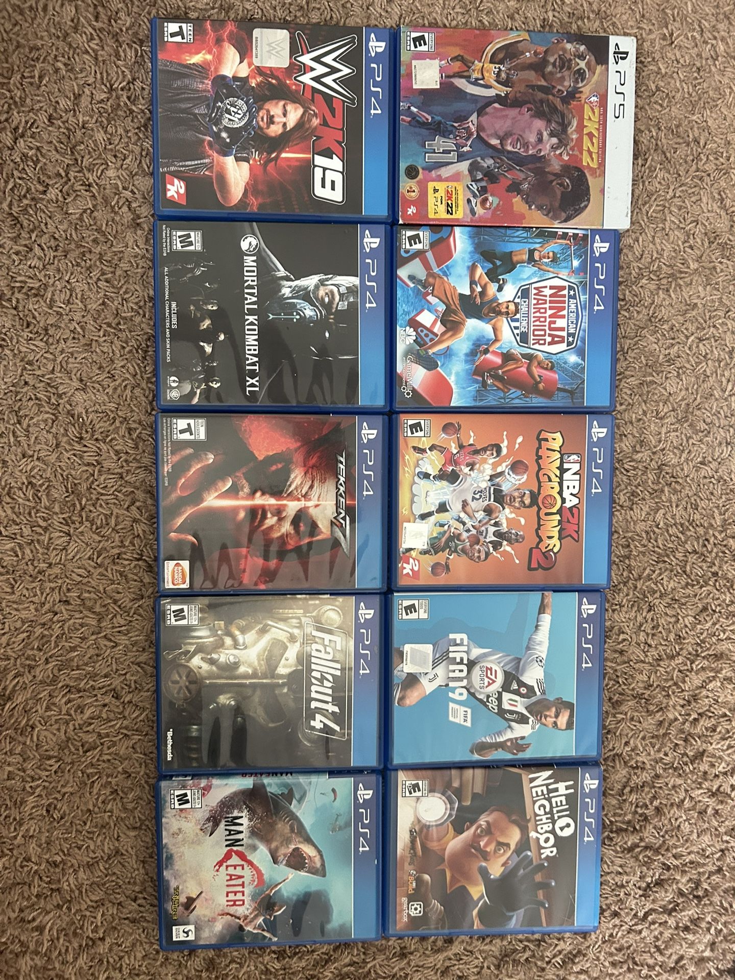 10 Ps 4 Games Good Deal