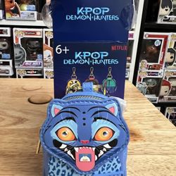 Derpy K-Pop Demon Hunters Loungefly Bag Charm Keychain Huntr/X Movies Netflix