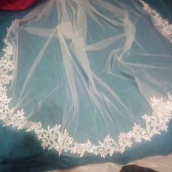 White Wedding Veil