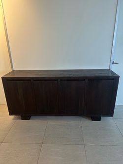 Solid Wood Credenza