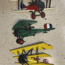 WORLD WAR I METAL PLANES