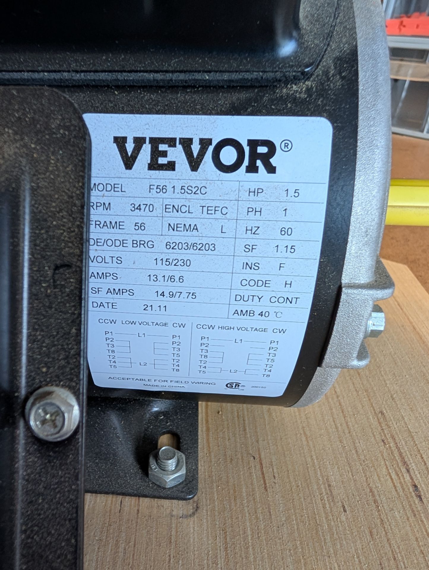 Vevor Motor