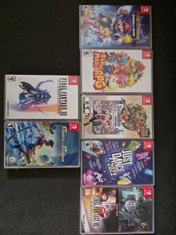 I sell Nintendo switch games $35 each