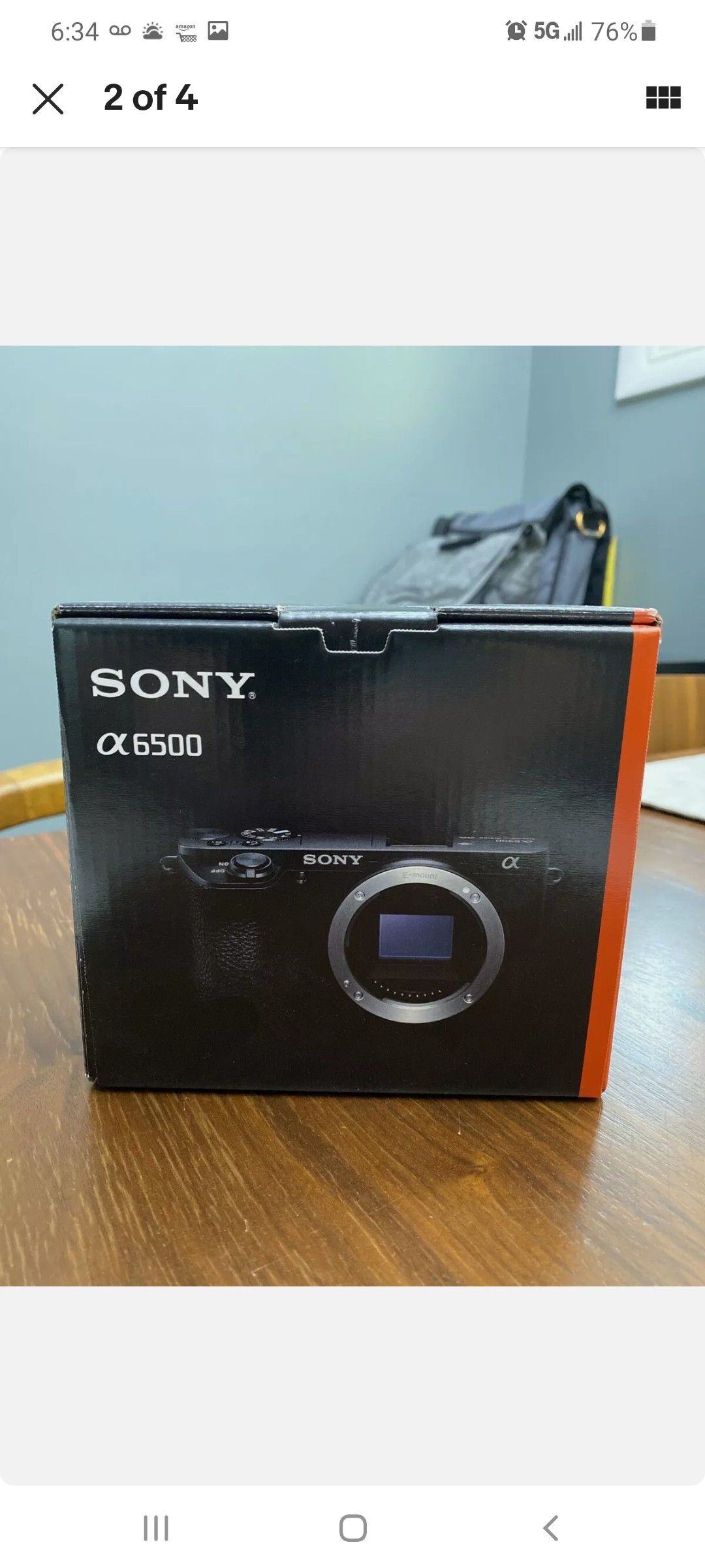 Like new!! Sony A6500 with metabones adapter for Ef lenses