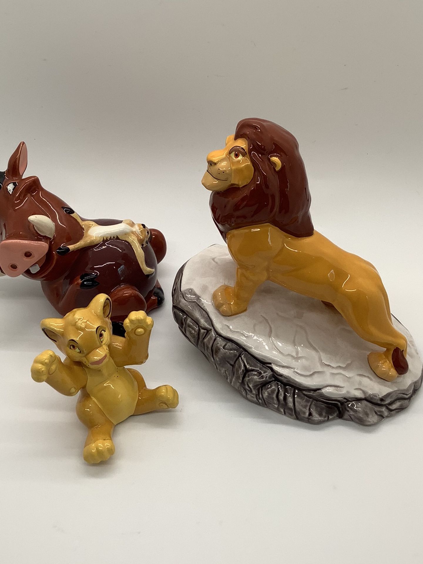 Disney Lion King Ceramic Figurine Lot