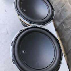 12 Inch JL AUDIO W-6 Subwoofers 