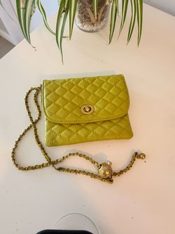 Lime Green Belt Bag