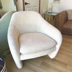 CB2 Pavia Boucle Lounge Chair