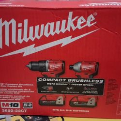 Milwaukee M18 COMPACT COMBO KIT Cp20 