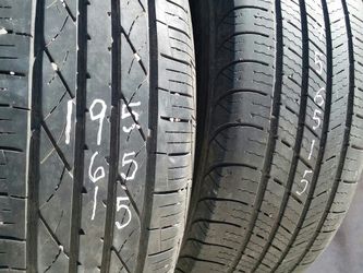 195 65 15 two good car tires $20 each