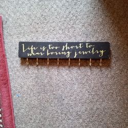 Jewelry Hanging Good Condition $6.00 