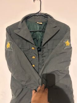 Vintage U.S. Army Dress Green Uniform Jacket – Recruiting Command – Size 33S