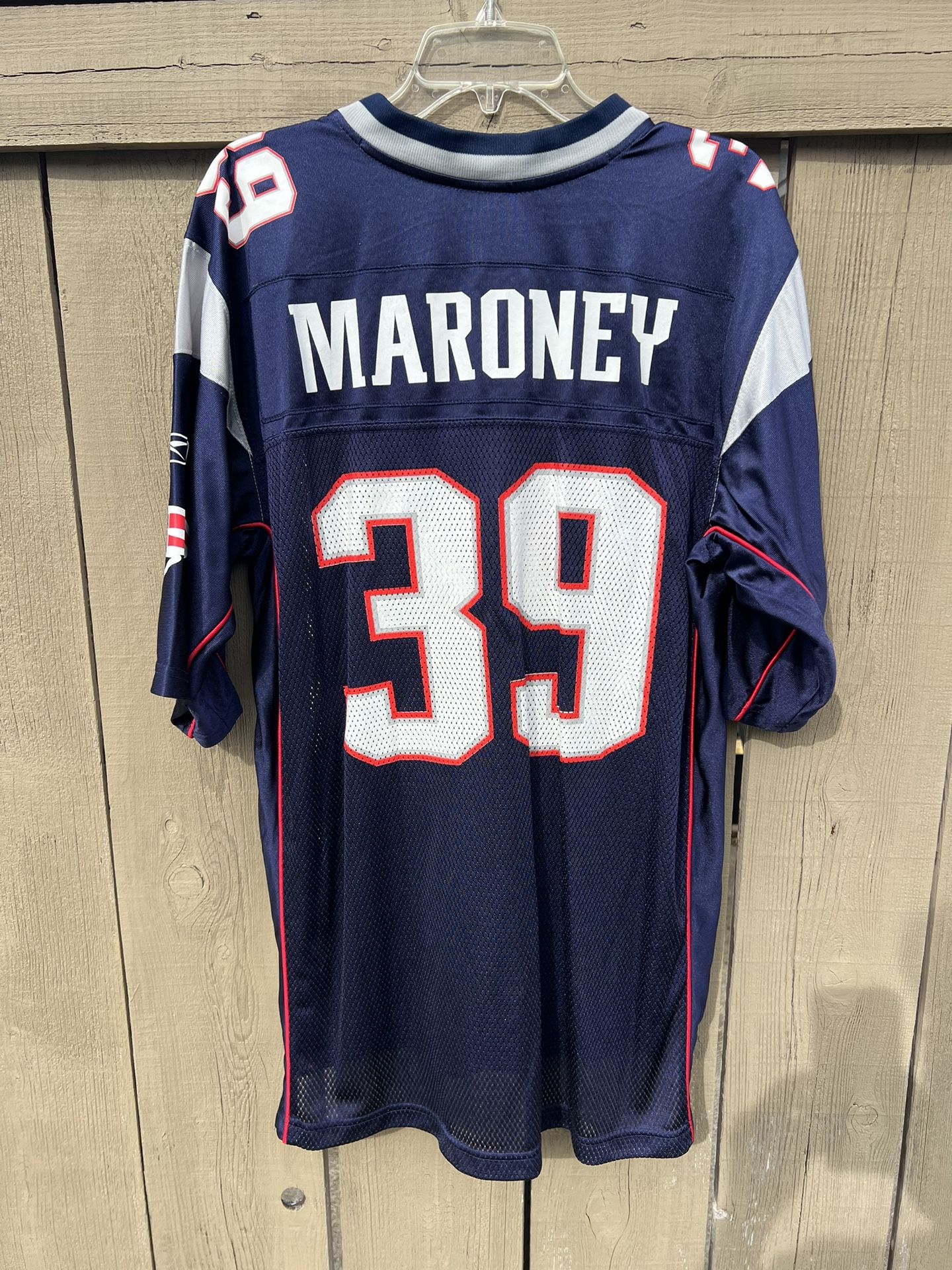 Vintage Laurence Maroney New England Patriots Mens NFL Reebok Jersey Size Large