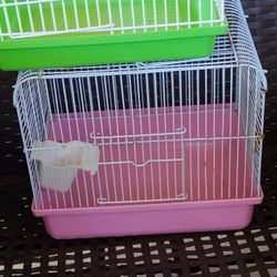dos Jaulitas Para Pájaros Chiquito Muy Buenas Condiciones$10 Cada Una