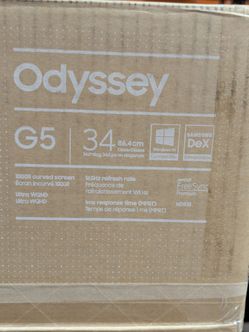 Samsung 34" Odyssey G5 Curved Gaming Monitor