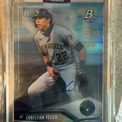 Christian Yelich 1/1 autograph