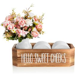 Hello Sweet Cheeks Wooden Bathroom Box