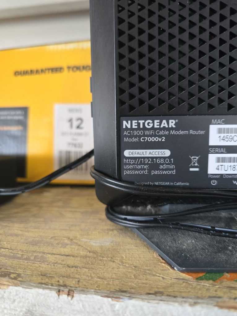 Netgear Ac1900 Cable Modem Router