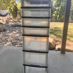 7 Drawers Plastic Organizer
