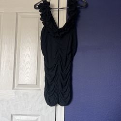 Black Evening Cocktail Dress