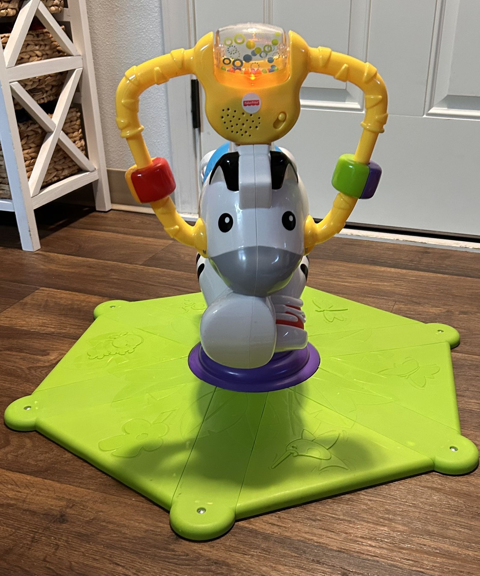 Fisher Price Zebra Bounce And Spin