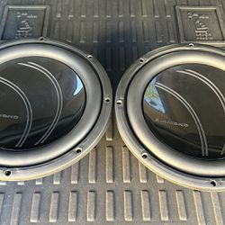 Old School Diamond Audio TX124 Dual Voice Coil 12 Inch Subwoofers Great Condition And Sounds Awesome 