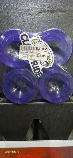Cloudride 69mm Purple Cruiser Skateboard Wheels
