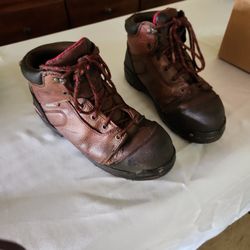 Mens Dickies 8,5 STEEL TOED Work BOOTS