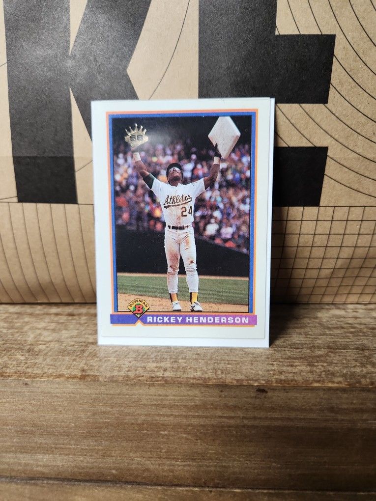 '91 Bowman 692 RICKEY HENDERSON *Mint*