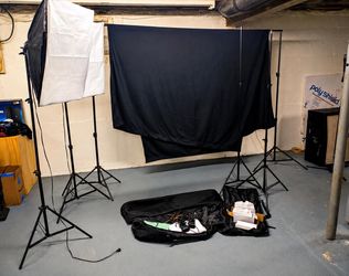 Photography Lighting Kit With Background