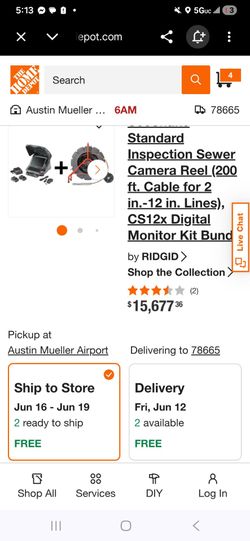 Ridgid Cs6x Versa Snake 200ft
