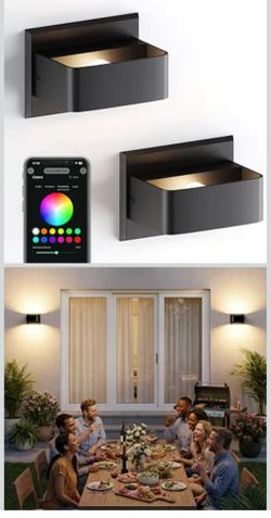Outdoor wall lights- ($60)