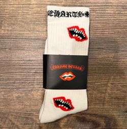 Chrome heart socks