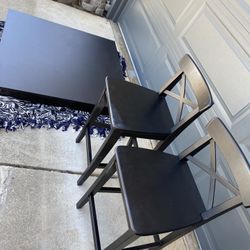 Ikea Bjursta Dining Table And 2 Chairs