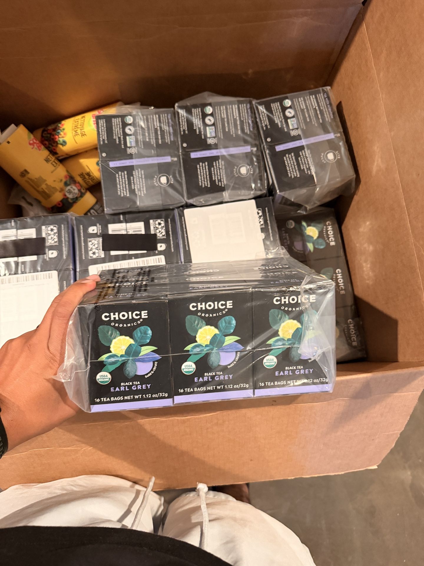 Choice Organic Teas Earl Grey Tea - With Bergamot - Fair Trade - Compostable - Contains Caffeine