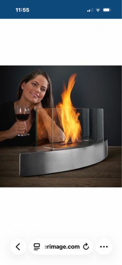Sharper Image tabletop fireplace
