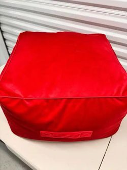 Red Velvet Floor Cushion