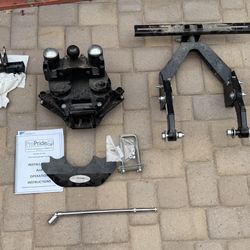 ProPride 3P Hitch With V2 Jacks, Lot Bar, Hitch Lock, And Covers
