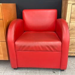 Leather Red Chair 
