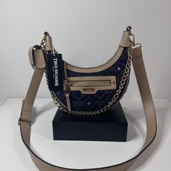 TRUE RELIGION Denim Shoulder Embedded Handbag (NWT)