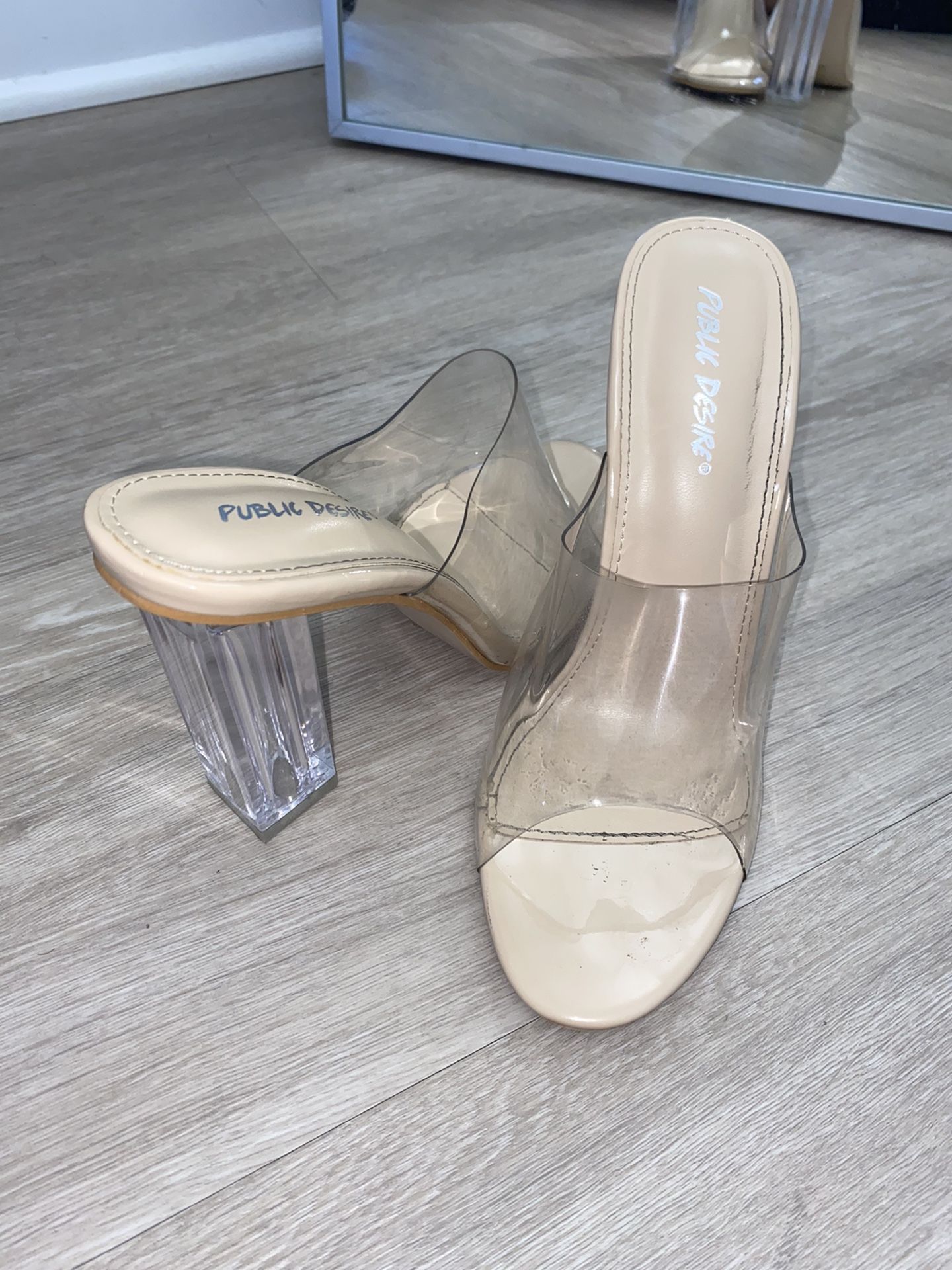 Clear Heels