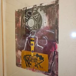 Vintage "Havard Signed" Navajo Art 2 Pieces